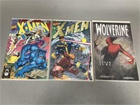 Marvel Comics X-Men and Wolverine Comic Books