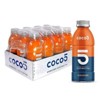 Coco5 Clean Sports Hydration Orange Flavor, 12pk