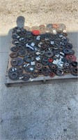 PALLET FULL OF WELD ON  HUB SPROCKETS