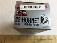 (50) 22 Hornet 45 GR. Soft point full box