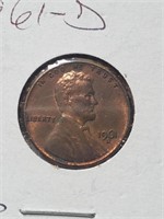 AU 1961-D Lincoln Penny