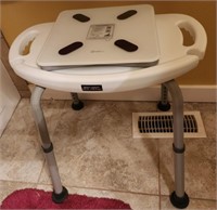 Adjustable Height Shower Seat & B-Well Digital