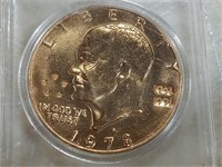 1941-1991 Eisenhower Gold Color Dollar Coin