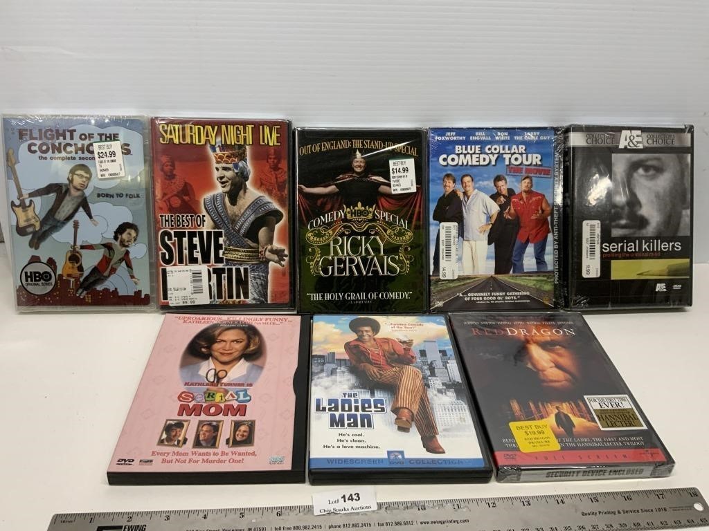 DVD Movie Lot-Most Are Sealed