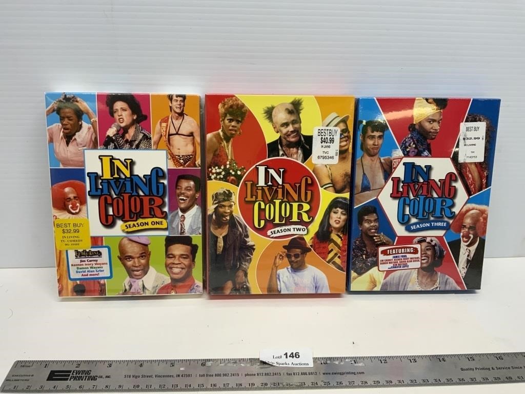 Sealed! Seasons 1, 2 & 3 In Living Color DVDS