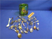Dish Of Collector Spoons
