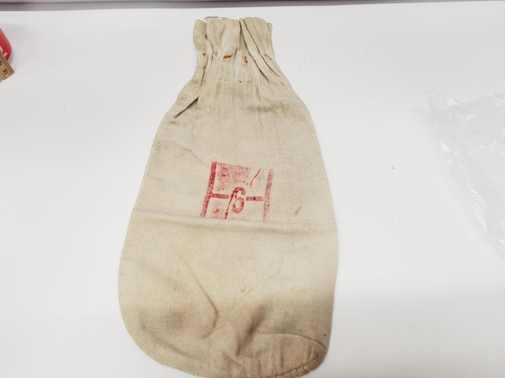 Lead Shot Cotton Bag Empty