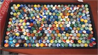 Machine made vintage marbles container not