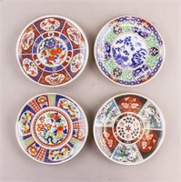 Japanese Porcelain Imari Plates 4pc