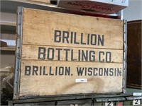 Brillion bottling company wood crate