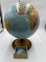 Vintage Reploge globe USSR 12” world globe