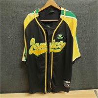 Delf Jamaica Roots Baseball Jersey, Size 3XL