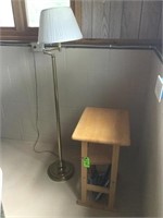 FLoor Lamp, End Table/Magazine Rack