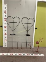 Decorative plants stands& yard art