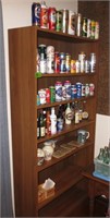 Stand and beer can/bottle collection