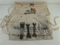 Tools & Lumber Yard Aprons, One old w/4 digit