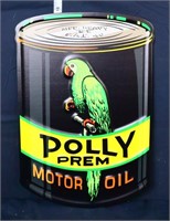 Metal Polly Gas sign