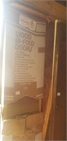 Wood bifold door 3O INCH