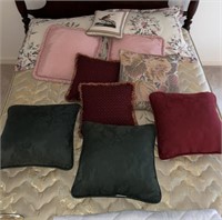 Collection of Decorative Throw Pillows - 9