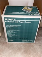 Rival Ice Cream & Yogurt Freezer - NEW