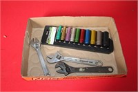CRESCENT WRENCHES & SOCKET SET