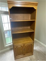 Oak Book Shelf- Sizes in pics