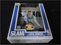 Luka Doncic Signed Slam Funko Heritage COA