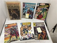 Comic Books Lot - Indiana Jones, Wonder Woman, &