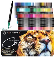 Sealed $47 100 Color Dual Tip Pens