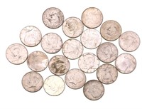 (20) 1964 Kennedy Half Dollars -90% Silver
