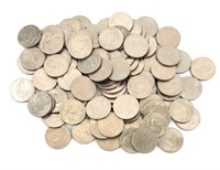 100 Ike Dollars- Random Dates Clad Coins