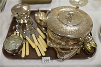 Group of Silverplated Items