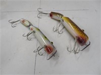 2 - 9" wooden lures