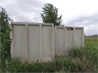 (15) Concrete Bunker Silo L-Shaped Pcs