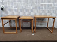 3 sto away side tables