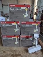 New in Boxes 5 Edison Halogen Track Lights,