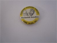 Vintage 1957 Roanoke Diamond Jubilee Button
