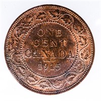Canada 1915 Large Cent MS65 RED  Choice UNC EGC Ce