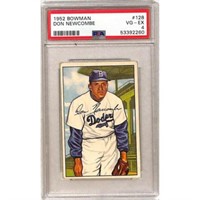 1952 Bowman Don Newcombe Psa 4