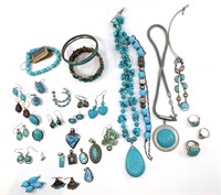 Silver and Turquoise Jewelry