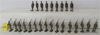 26 Britains US Officers and Infantry (Khaki)