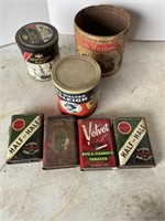 Tobacco tins