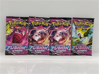 (4) X Pokemon Fusion Strike Pack