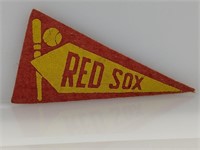 4" 1936 Red Ball Bf3 Red Sox Felt Team Pennant
