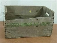 Sussex ginger ale wooden box 17x11x10"h