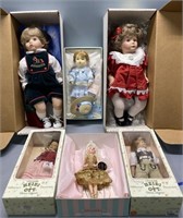 Collectible Dolls Boxed Lot Collection
