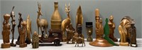 Figural Wood Carving Lot Collection