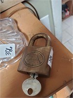 Corbin Brass Padlock w/Key