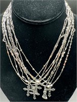 Silver Necklaces Lot