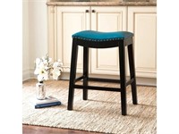 Abbyson Chapin of Teal Counter Height Barstool